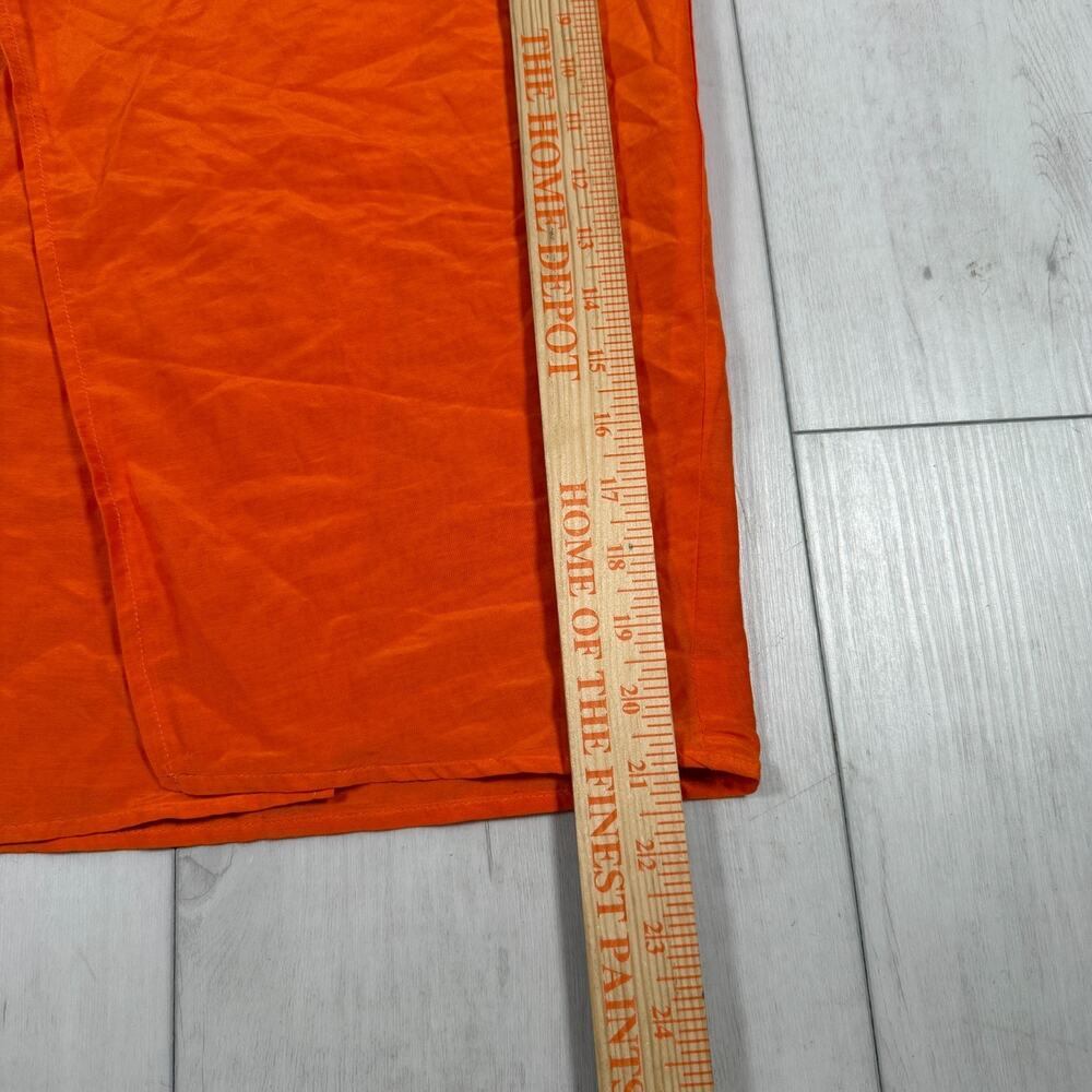Ziah Orange Wrap Skirt Midi Beach Travel Women's XS - Picture 10 of 11